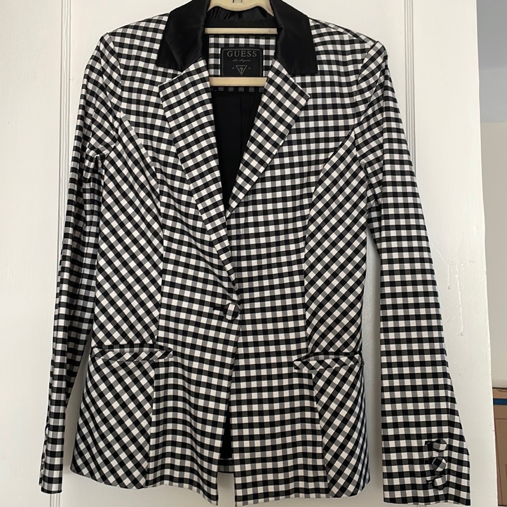 Guess plaid blazer